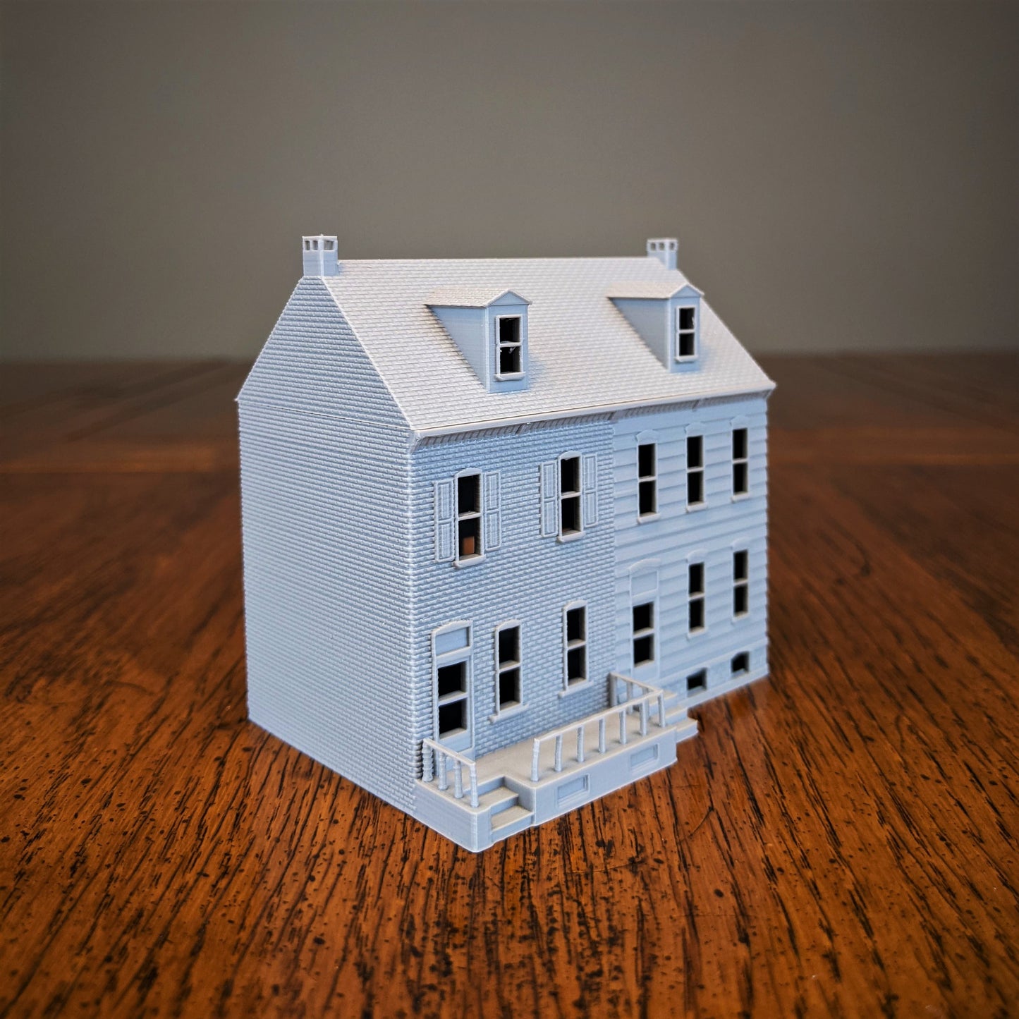 Pennsylvania Row House 2 Unit Brick and Wood Exterior