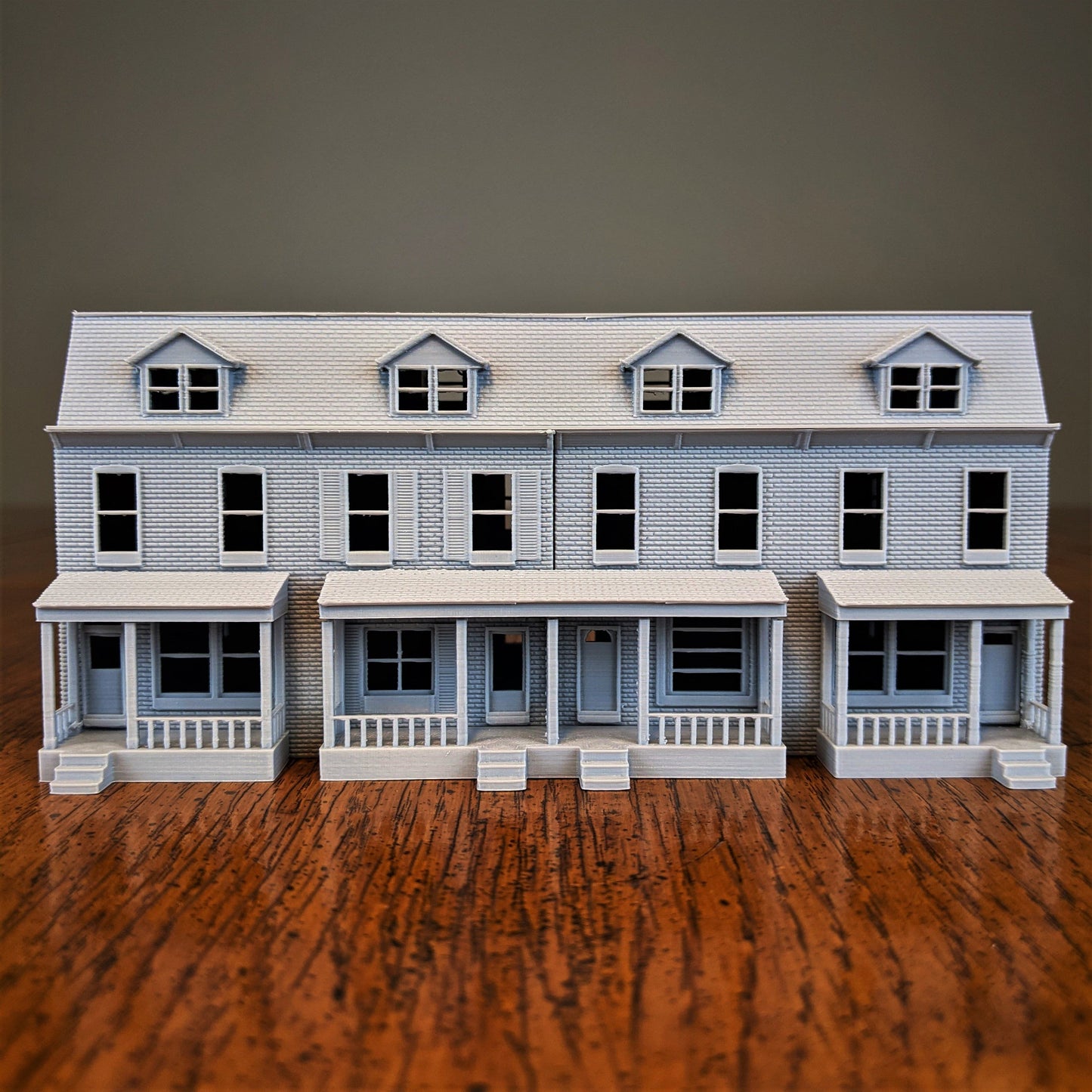 Pennsylvania Row House 4 Unit Model Brick Exterior