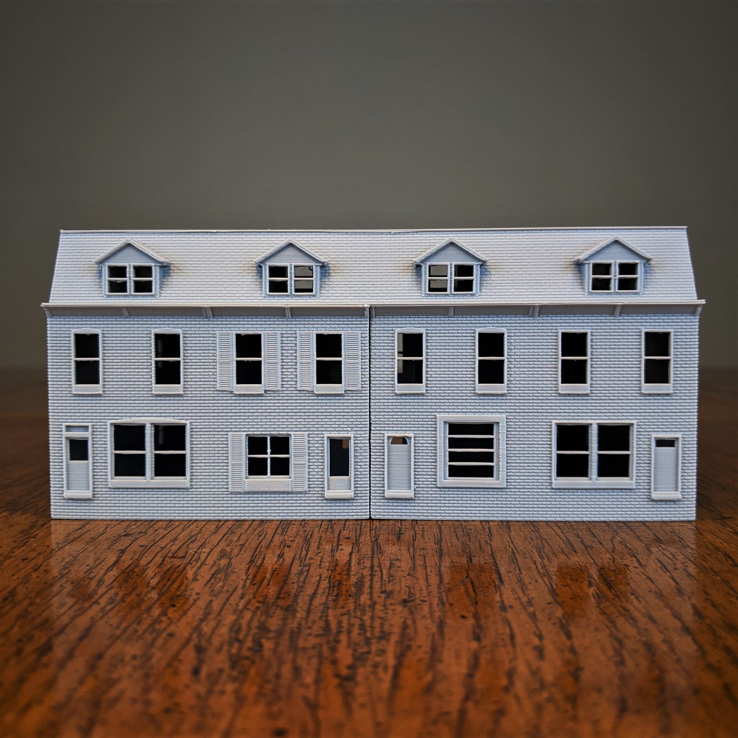 Pennsylvania Row House 4 Unit Model Brick Exterior