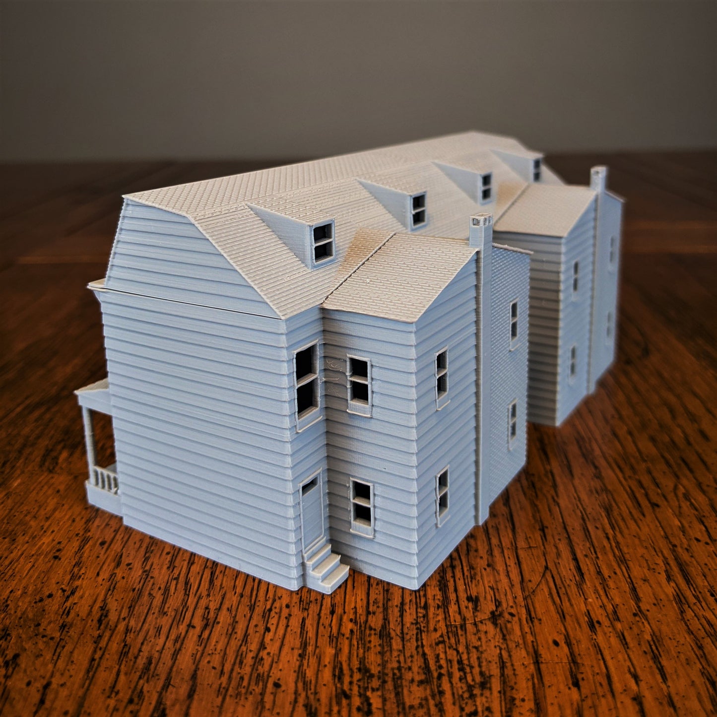 Pennsylvania Row House 4 Unit Model Brick&Wood Exterior