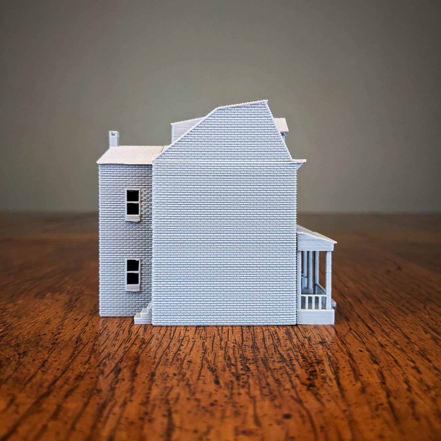 Pennsylvania Row House 4 Unit Model Brick&Wood Exterior