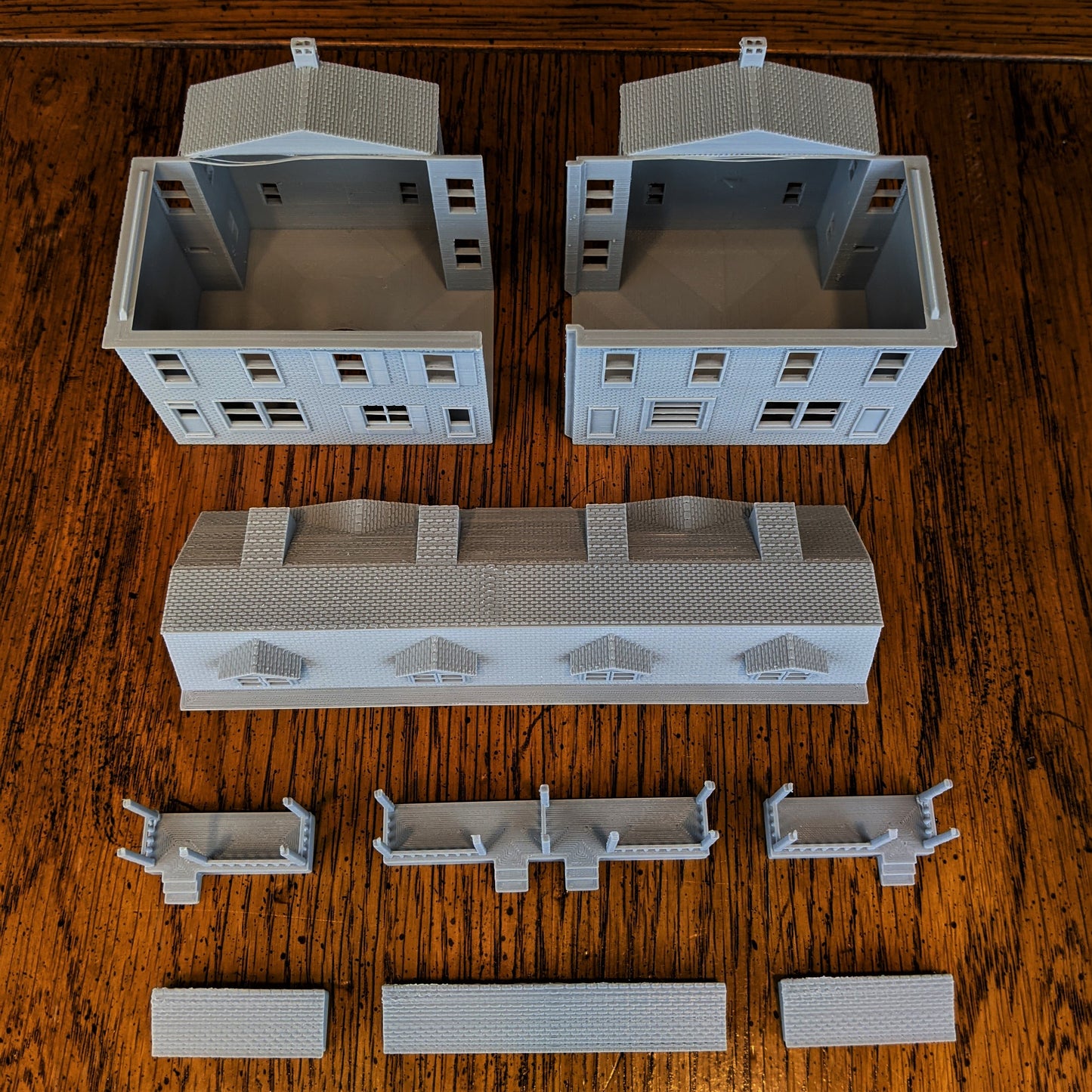 Pennsylvania Row House 4 Unit Model Brick Exterior