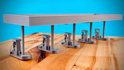 Truck Stop Pumps - Scale Building
