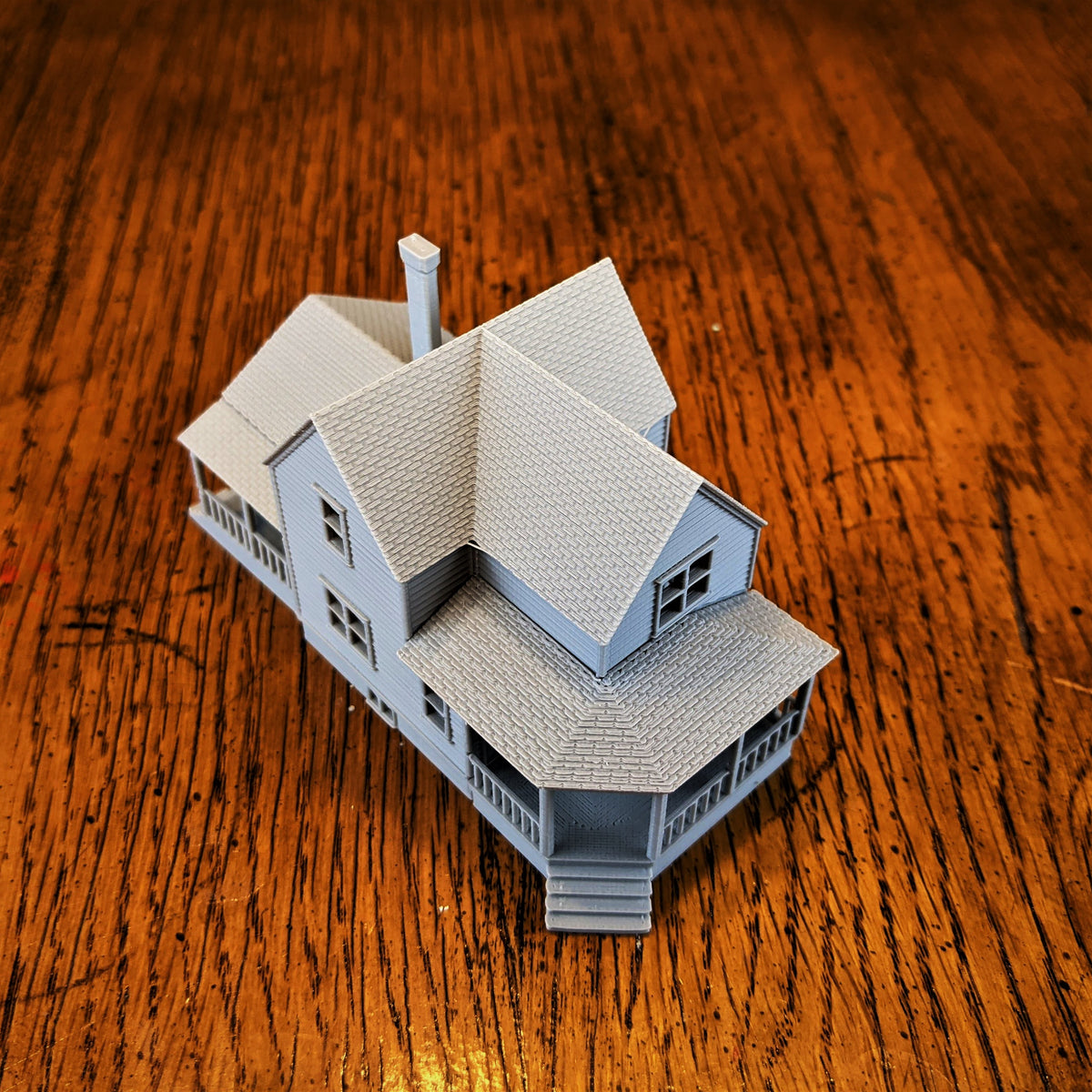 HO-Scale - Sears Hampton 1920s Kit Home - 1:87 Scale Building House HO-Scale - Sears Hampton 1920s Kit Home - 1:87 Scale Building House