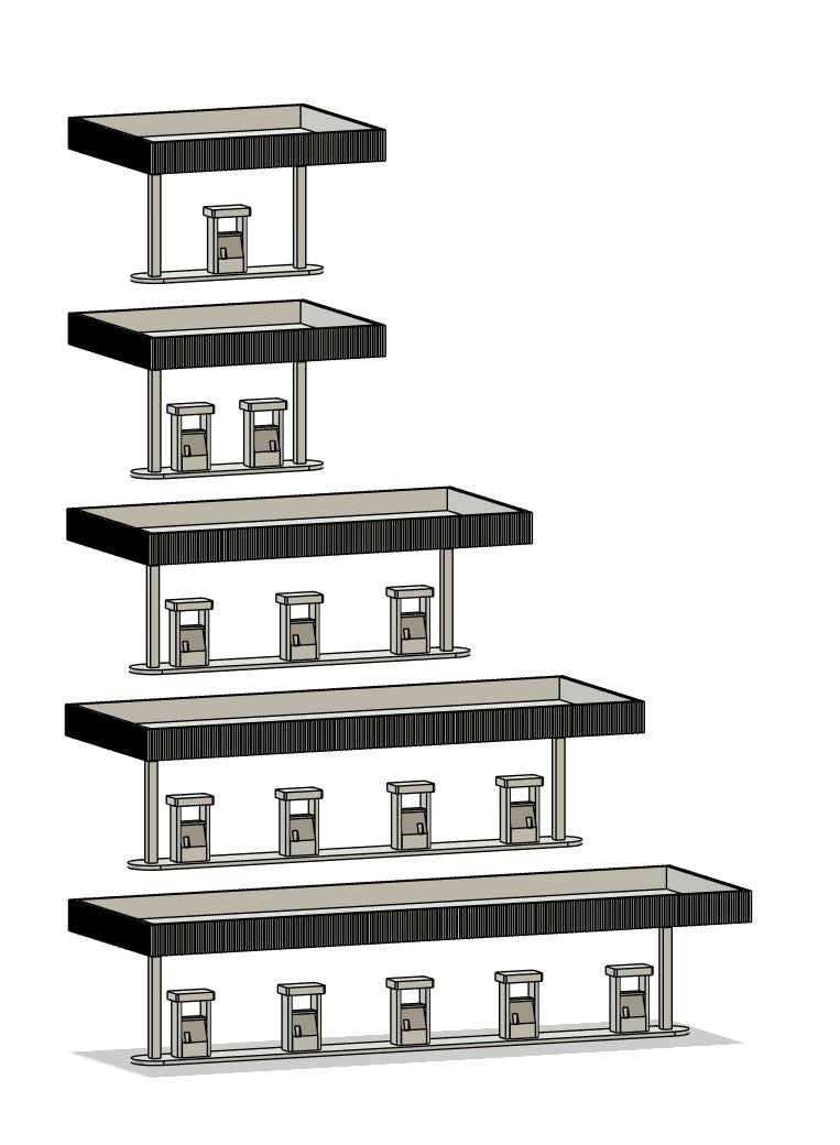 Gas Pumps - Available in 1 to 5 Pump Configurations